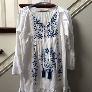 Roller Rabbit White & Blue Coverup/ Dress, Size 2